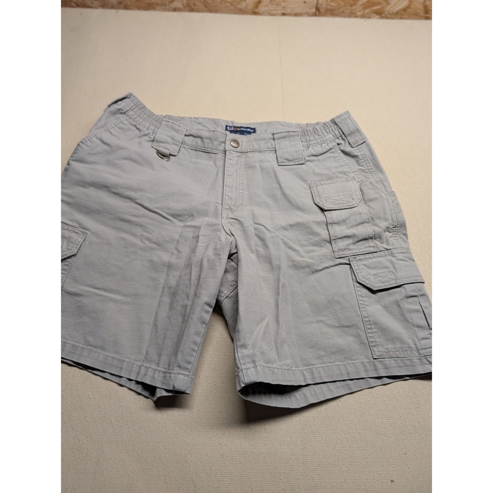 5.11 Tactical Women's Shorts‎ Size 14 Tan Utility Pockets 100% Cotton Gorpcore